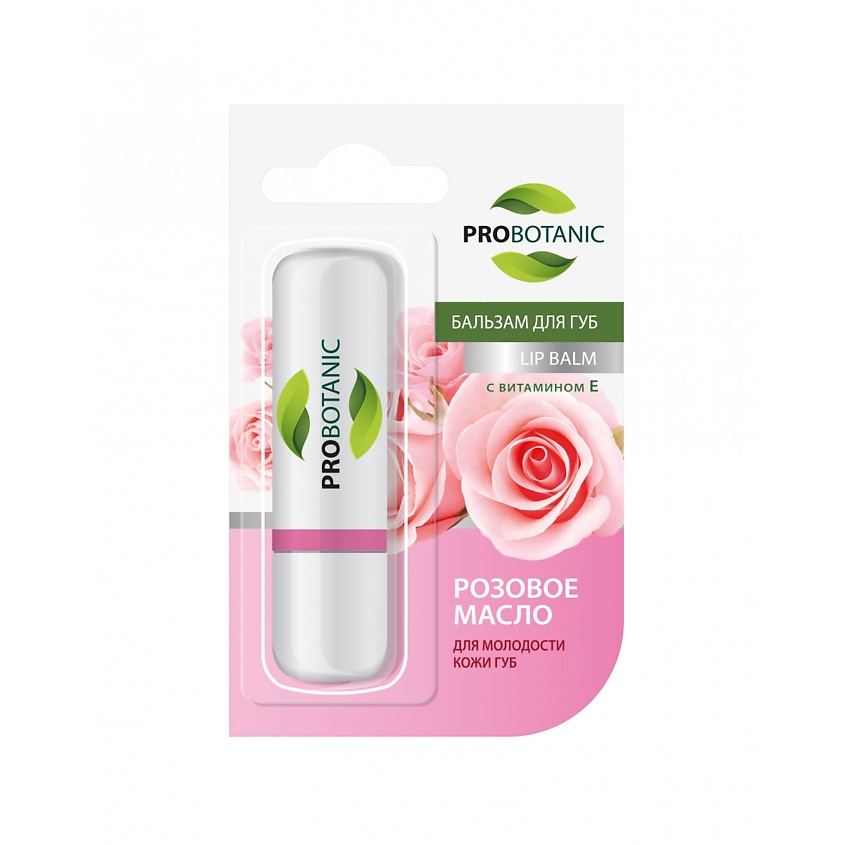 Изображение товара PROBOTANIC Бальзам для губ с Розовым маслом, 4 г