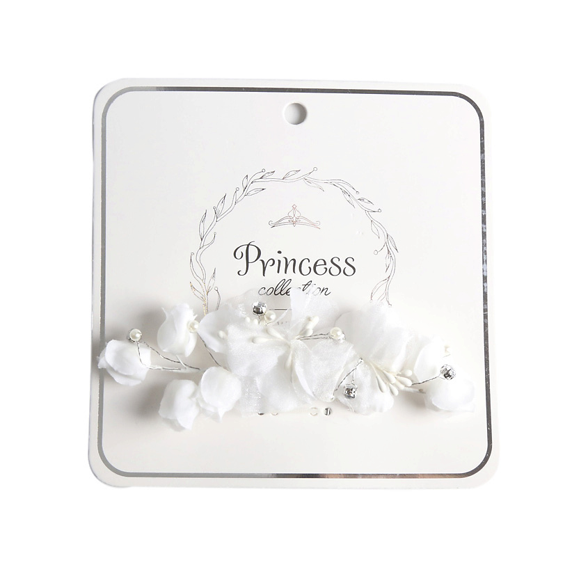 Изображение товара TWINKLE PRINCESS COLLECTION Заколка для волос Flowers White, 1 шт.
