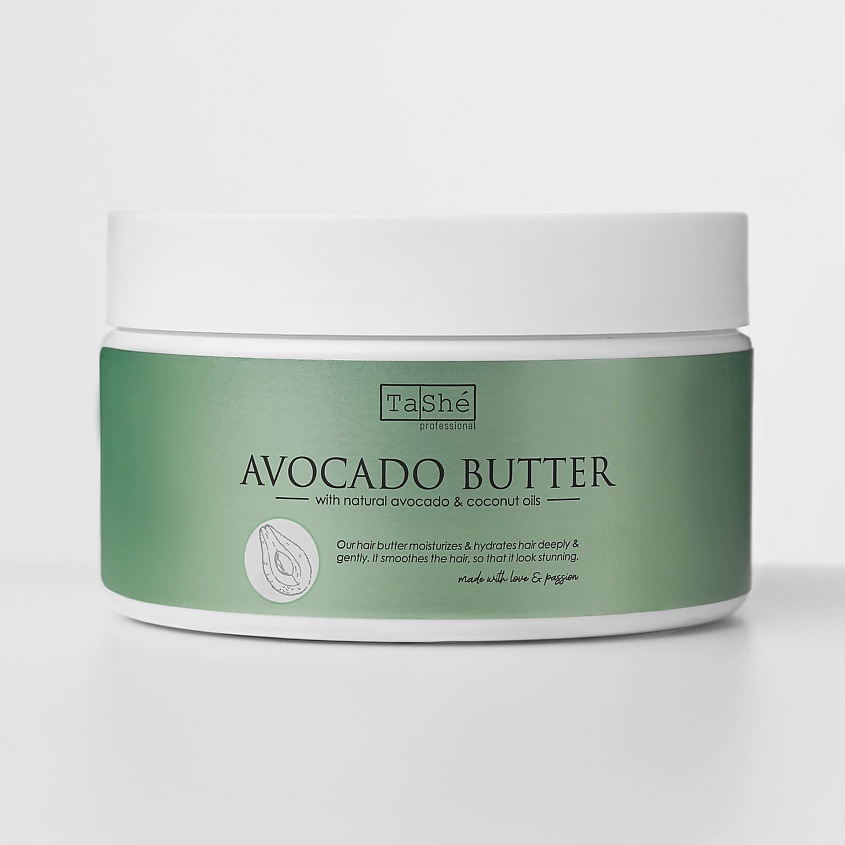 Изображение товара TASHE PROFESSIONAL Баттер для волос Avocado hair butter Tashe professional, 300 мл