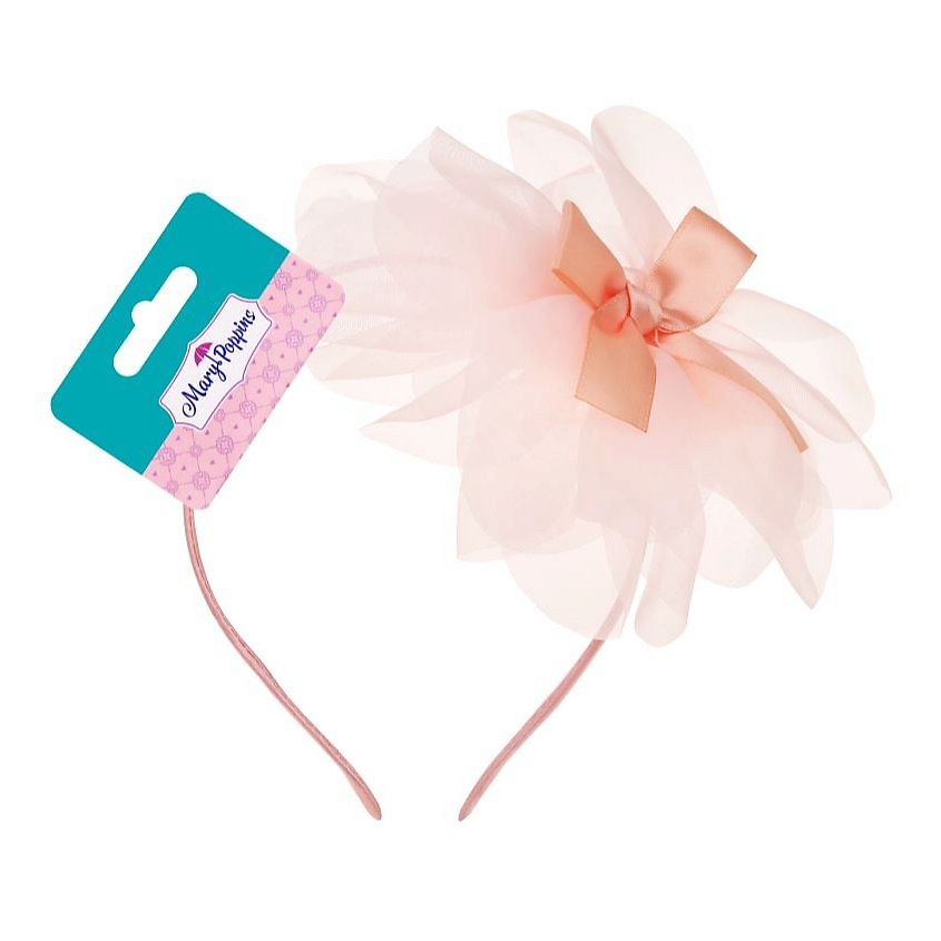 Изображение товара MARY POPPINS Ободок "Нежность" роз., Бежевый