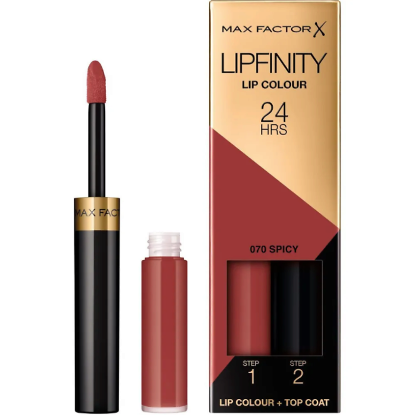Изображение товара MAX FACTOR Косметический набор для губ Lipfinity, 070 - Spicy Shade