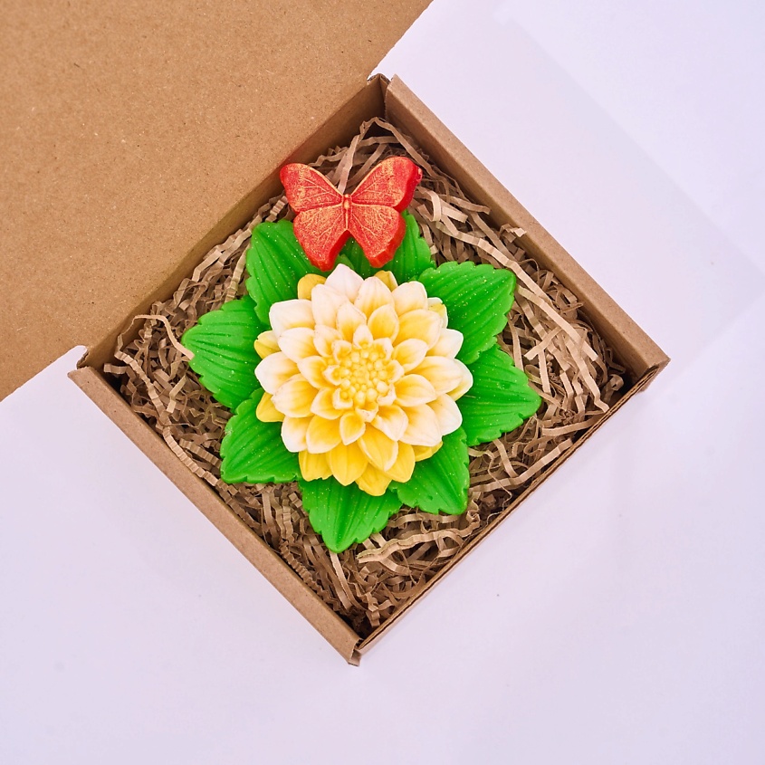 Изображение товара SKUINA Мыло цветок георгина, 100 г