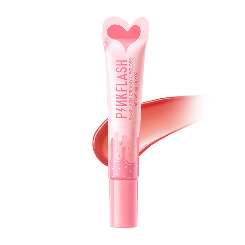 Изображение товара Блеск для губ Pink Flash SuperShine №PK02 Клубничный смузи 7 оттенков