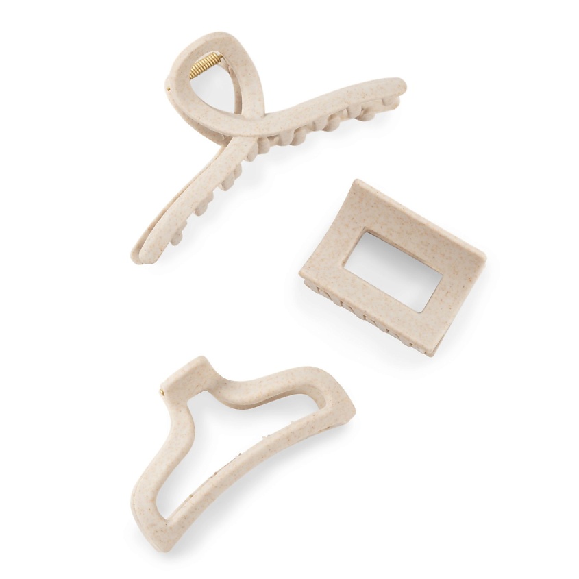 Изображение товара KOSMOSHTUCHKI Набор крабов №1 БИО, Бежевый, 3шт.