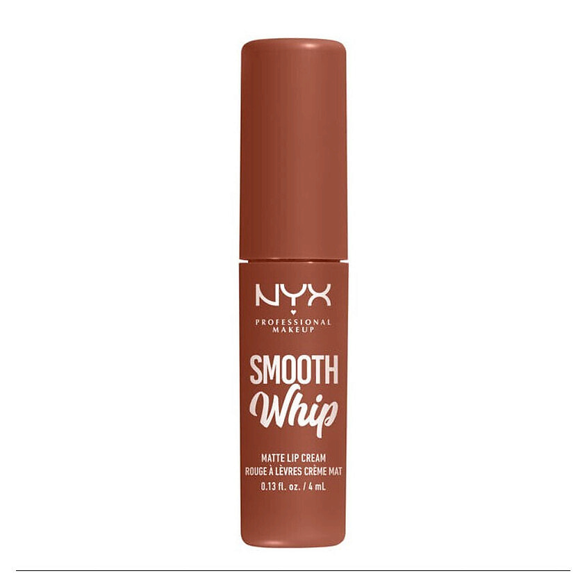 Изображение товара Жидкая матовая помада NYX Smooth Whip Matte Lip Cream 06 Faux Fur яркий насыщенный оттенок