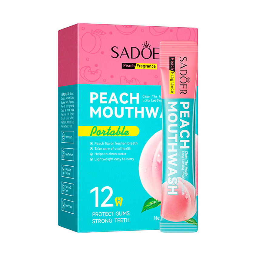 Изображение товара Ополаскиватель для полости рта со вкусом персика 260 рублей 1 шт.