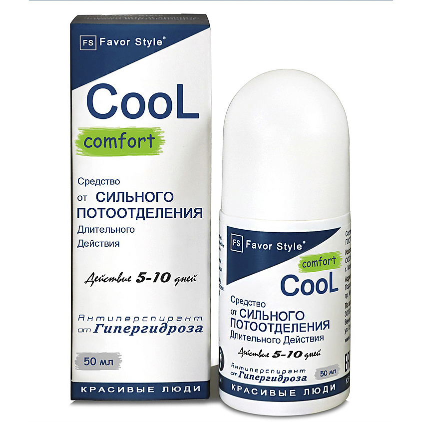 Изображение товара FAVOR STYLE Дезодорант - Антиперспирант COOL Сomfort 7 дней, 1 шт.