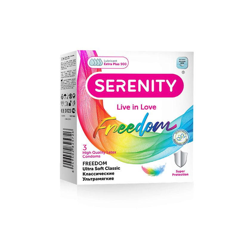Изображение товара SERENITY Презервативы FREEDOM Ultra Soft Classic, 36 шт.