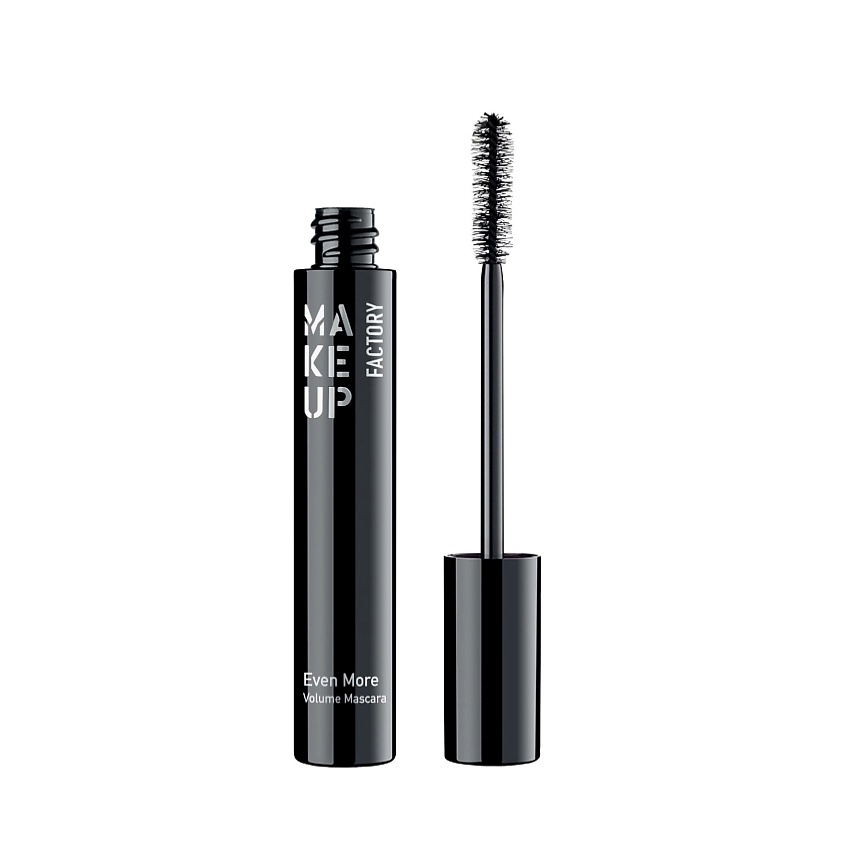 Изображение товара MAKE UP FACTORY Тушь для объема ресниц Even More, № 01 Black, 15мл