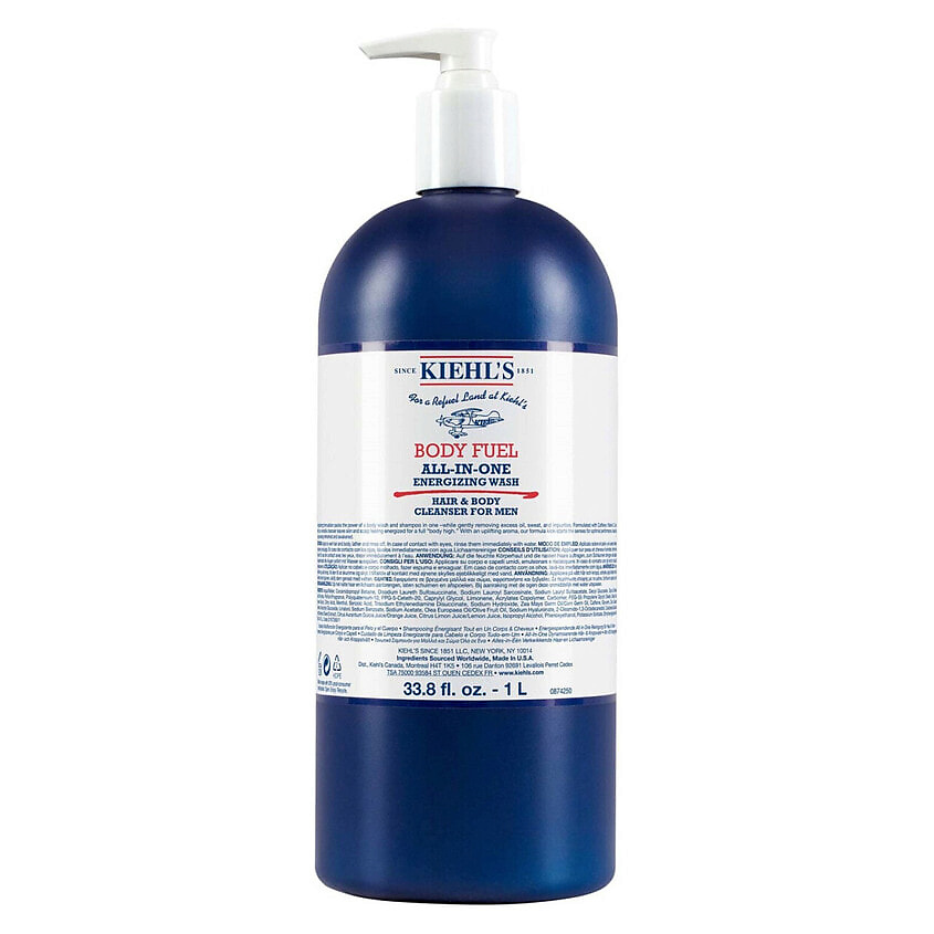 Изображение товара KIEHL'S Шампунь - гель для душа Body Fuel All-in-One, 1000 мл