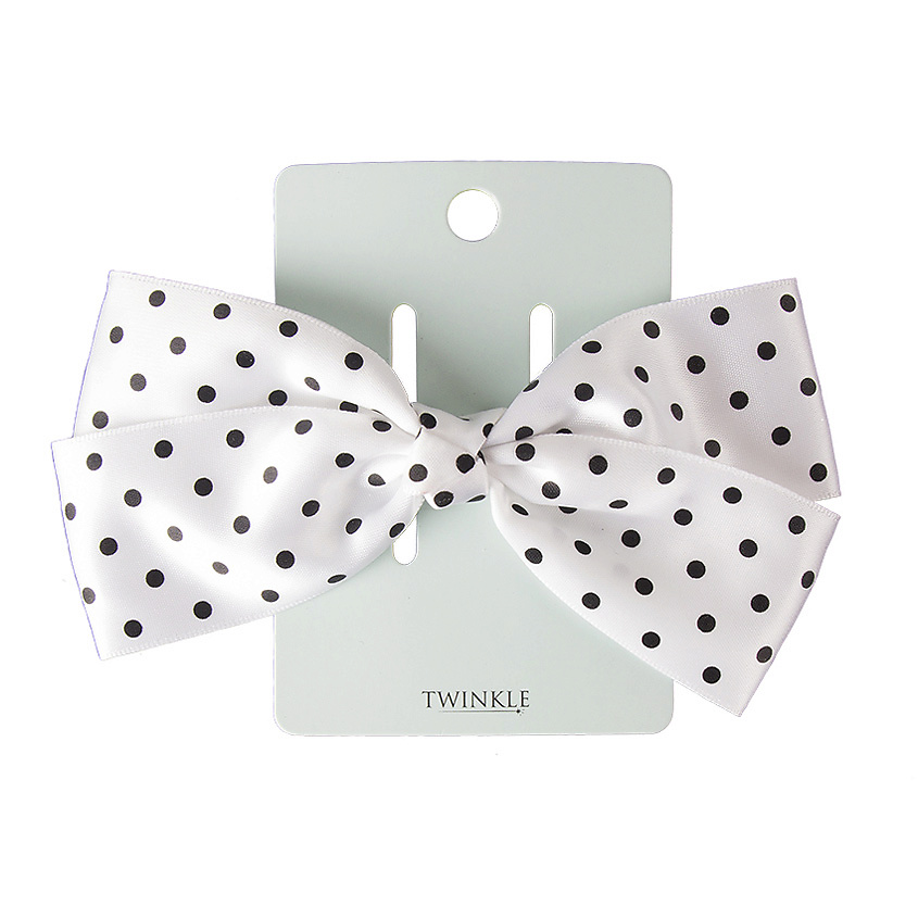 Изображение товара Заколка для волос TWINKLE BACK TO SCHOOL dots 1 шт - стильный детский аксессуар