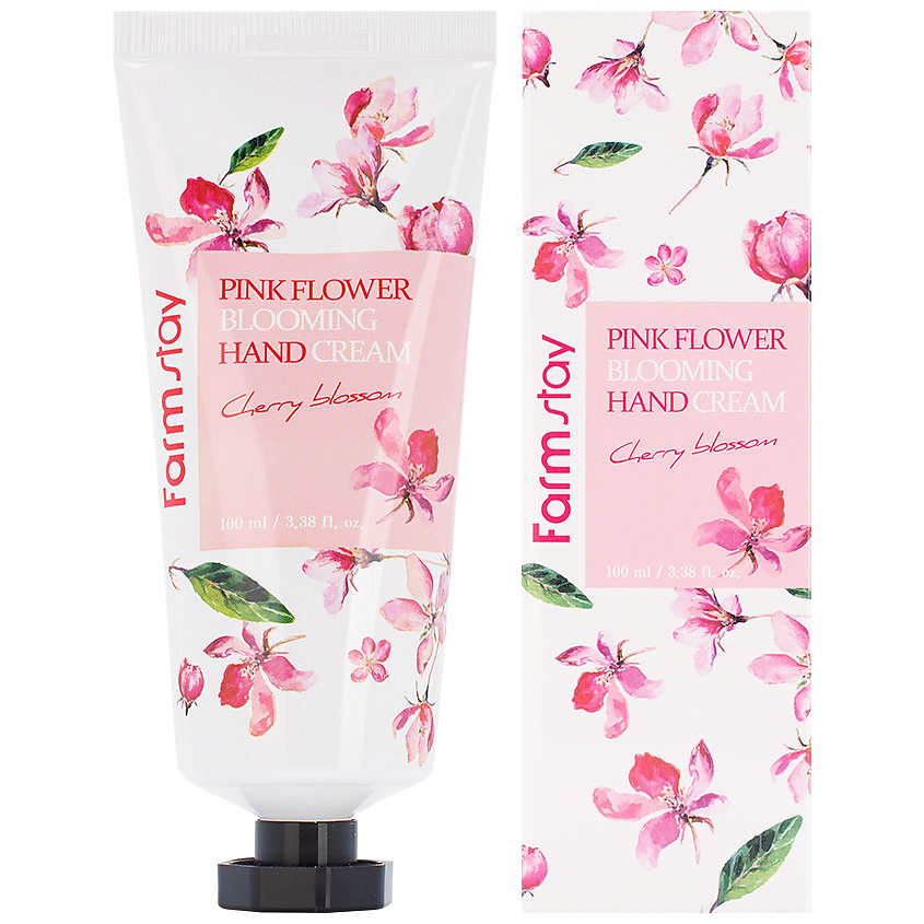 Изображение товара FARMSTAY Крем для рук с вишневым цветом Cherry Blossom Pink Flower Blooming Hand Cream, 100 мл