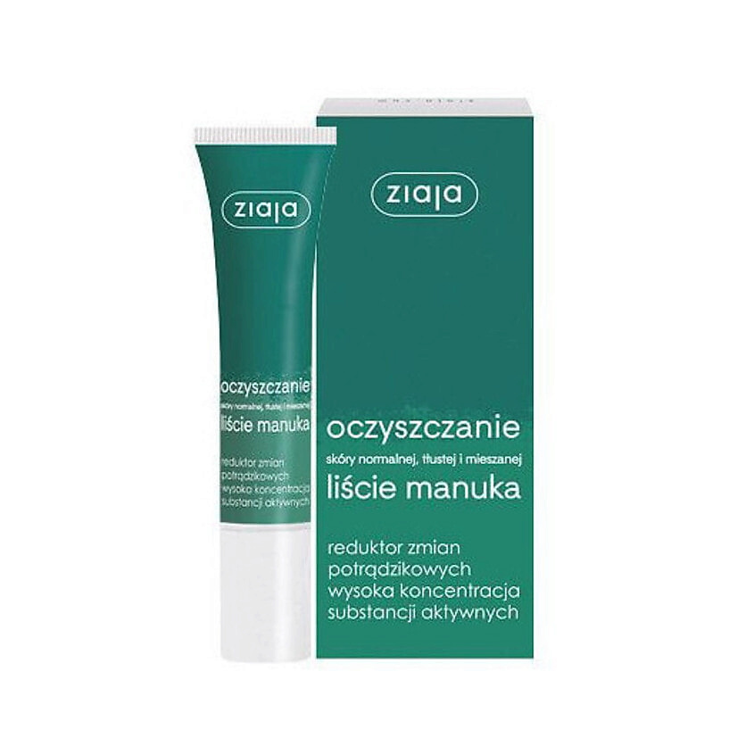 Изображение товара ZIAJA Очищающий дневной и ночной крем против прыщей Manuka Tree Purifying, 15 мл