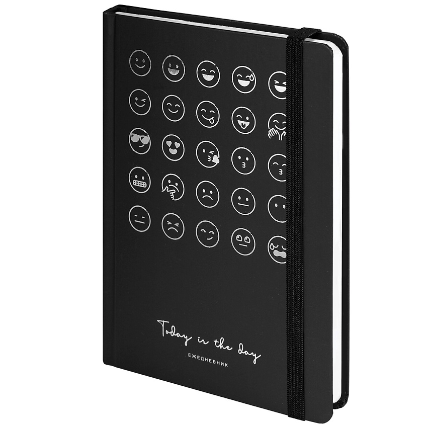Изображение товара Недатированный ежедневник BRAUBERG формат А5 Emoji с резинкой
