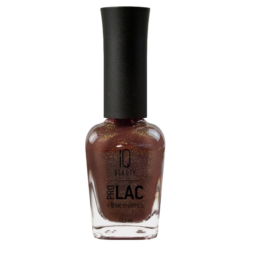 Изображение товара IQ BEAUTY PROLAC+bioceramics Лак для ногтей укрепляющий шоколадный оттенок 7 мл