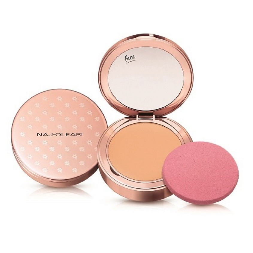 Изображение товара NAJ OLEARI Увлажняющая компактная крем-пудра MOIST INFUSION CREAM COMPACT FOUNDATION, HONEY 8 г