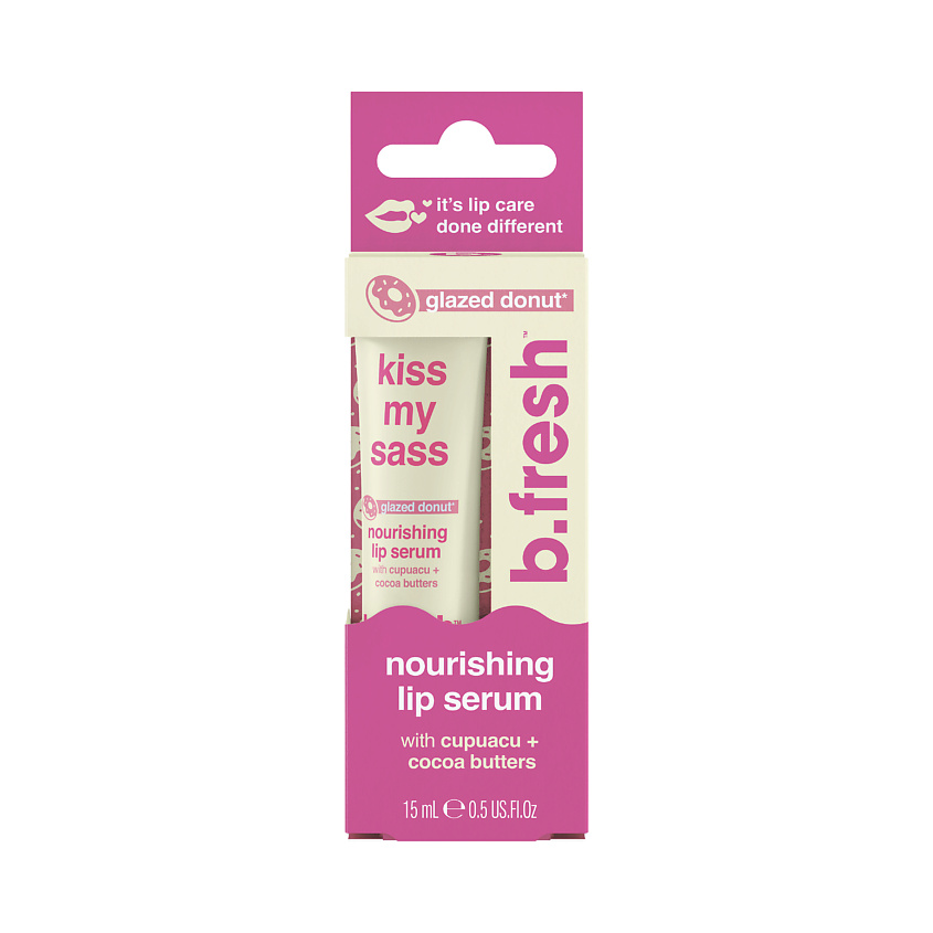 Изображение товара B.FRESH Сыворотка для губ kiss my sass nourishing lip serum, 15 мл
