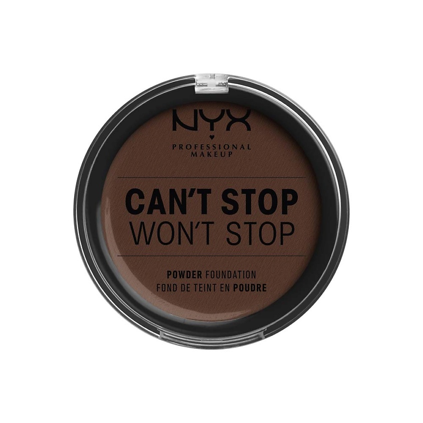 Изображение товара NYX PROFESSIONAL MAKEUP Тональная пудра Can't Stop Won't Stop Powder Foundation, Deep Espresso