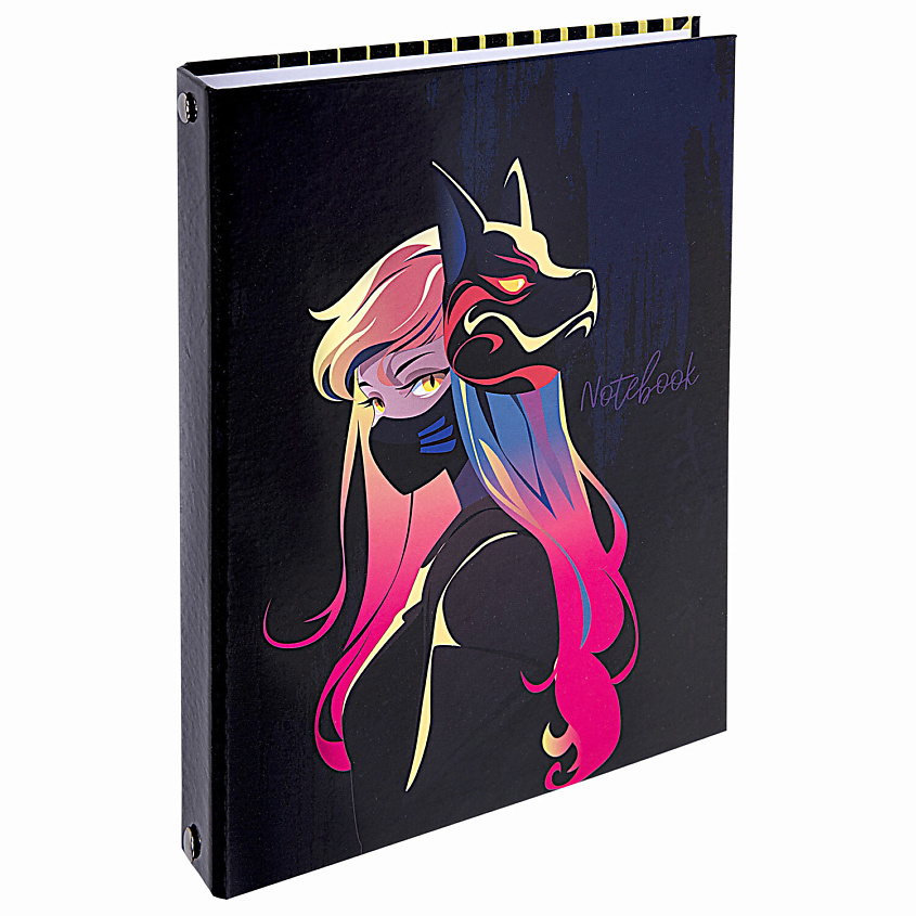 Изображение товара Тетрадь на кольцах BRAUBERG 120л с Аниме-девушкой