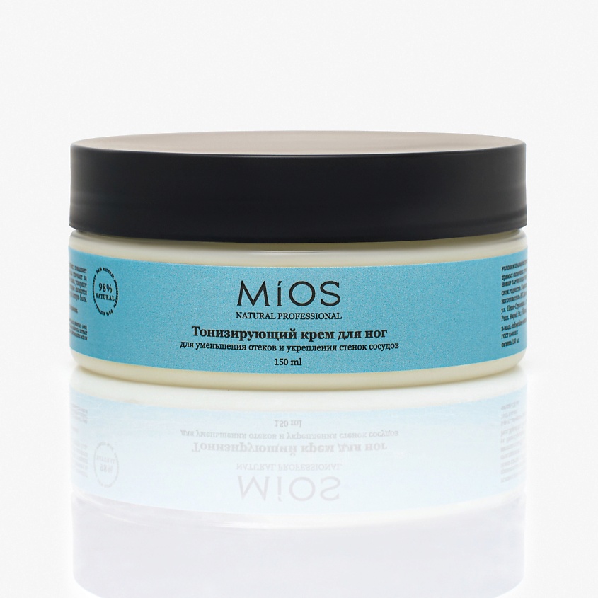 Изображение товара MIOS Тонизирующий крем для ног с охлаждающим эффектом, 1 шт.
