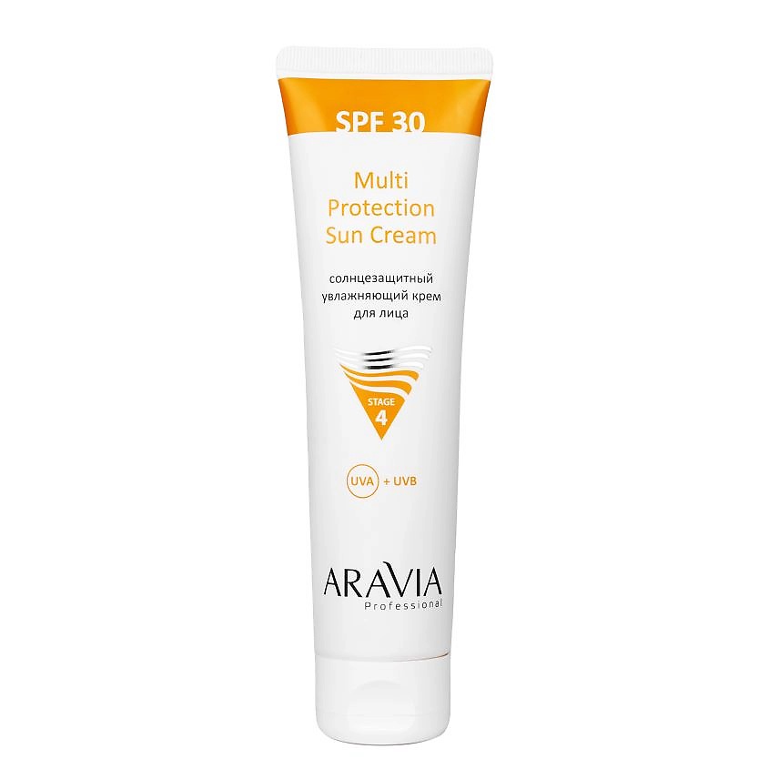 Изображение товара ARAVIA PROFESSIONAL Крем для лица солнцезащитный увлажняющий SPF 30 Multi Ptotection Sun Cream, 100 мл