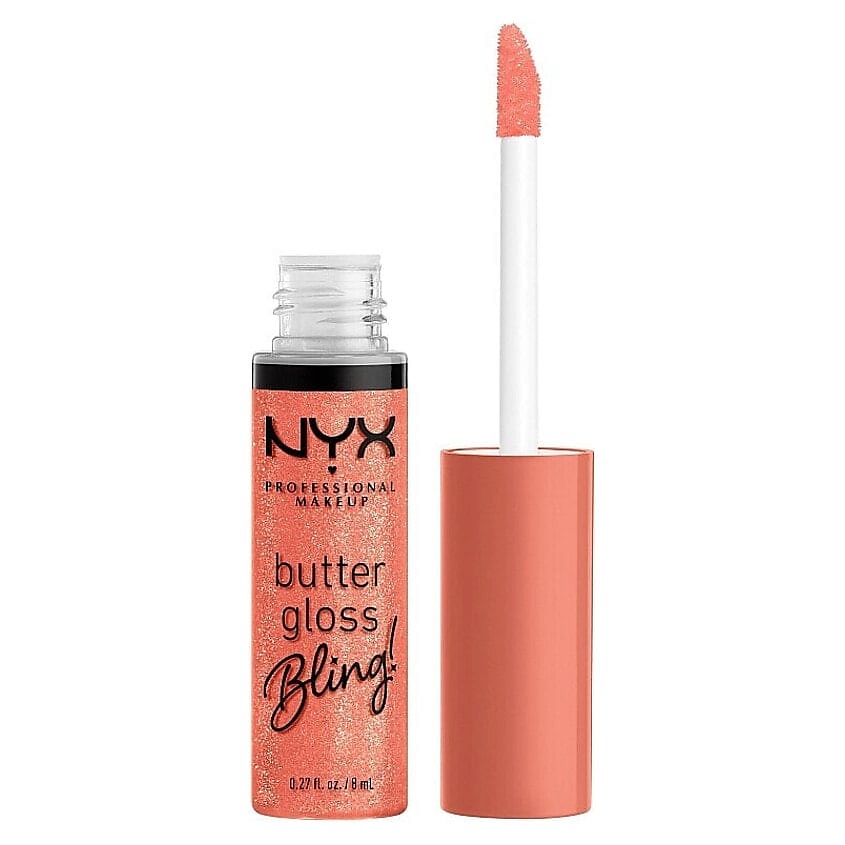 Изображение товара NYX PROFESSIONAL MAKEUP Butter Gloss Bling 02 Dripped Out Блеск для губ сияющий мягкий блеск