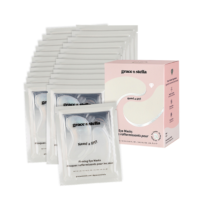 Изображение товара Патчи для области вокруг глаз с пептидами укрепляющие 24 пары GRACE AND STELLA