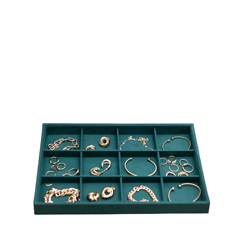 Изображение товара Шкатулка для хранения украшений и часов CLOX JB100-GN Зеленая