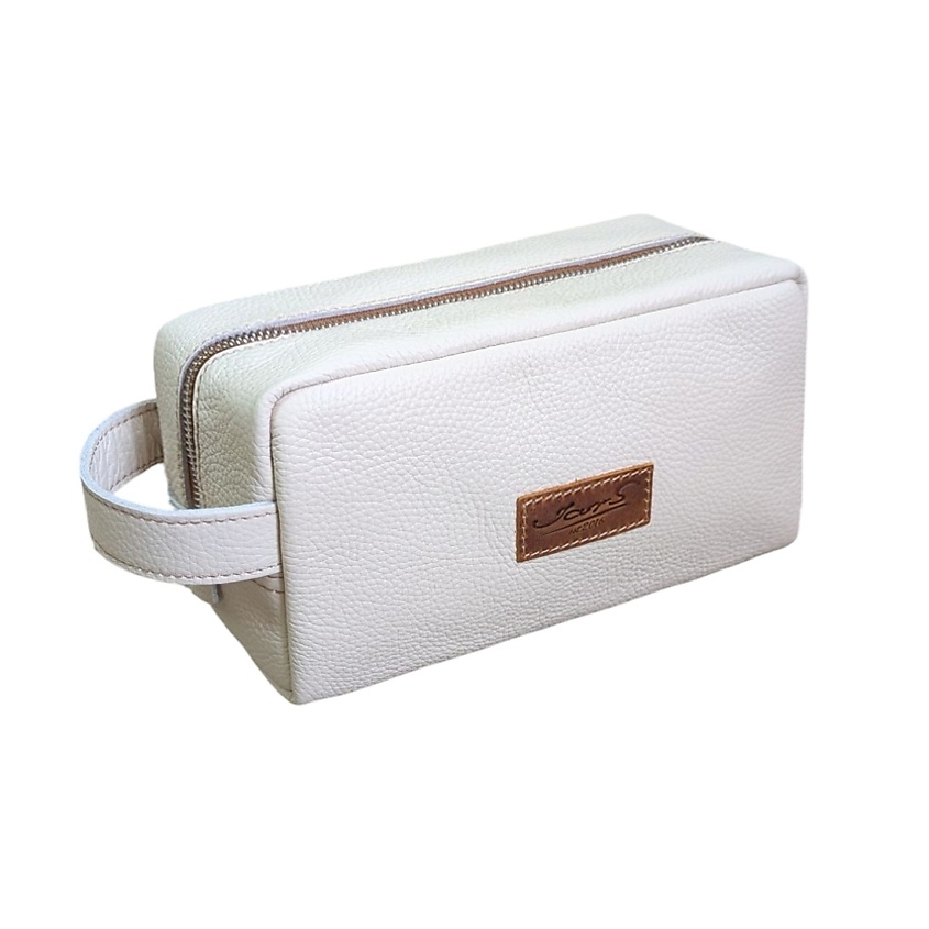 Изображение товара JARS Косметичка из кожи, 1 шт. Цвет молочный