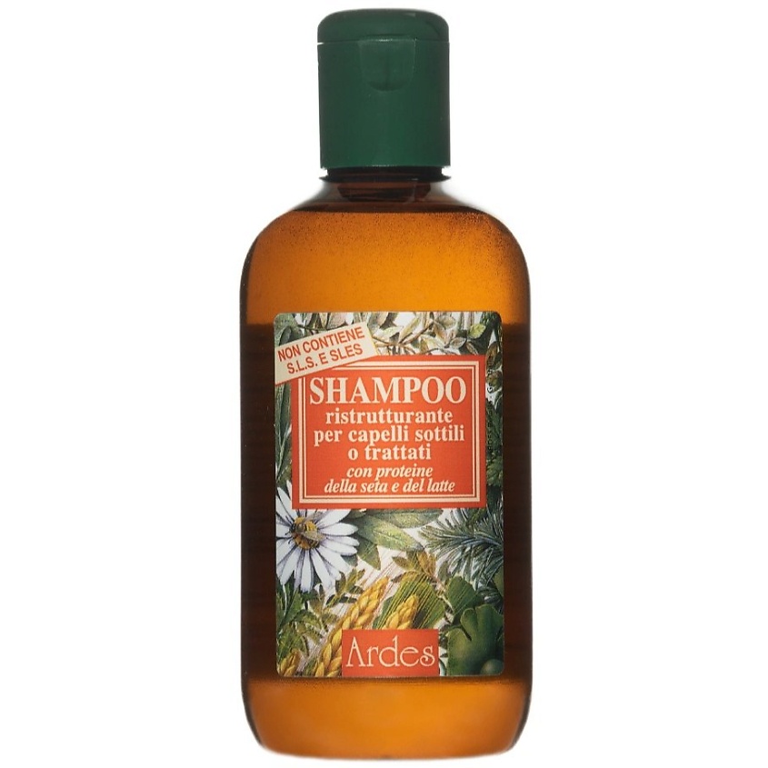 Изображение товара ARDES Шампунь питательный для тонких окрашенных волос Shampoo ristrutturante nutriente, 250 мл.