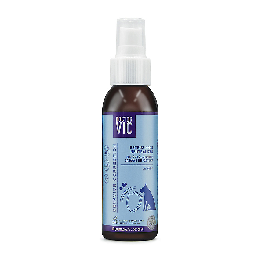Изображение товара DOCTOR VIC Спрей для нейтрализации запаха в период течки, 100