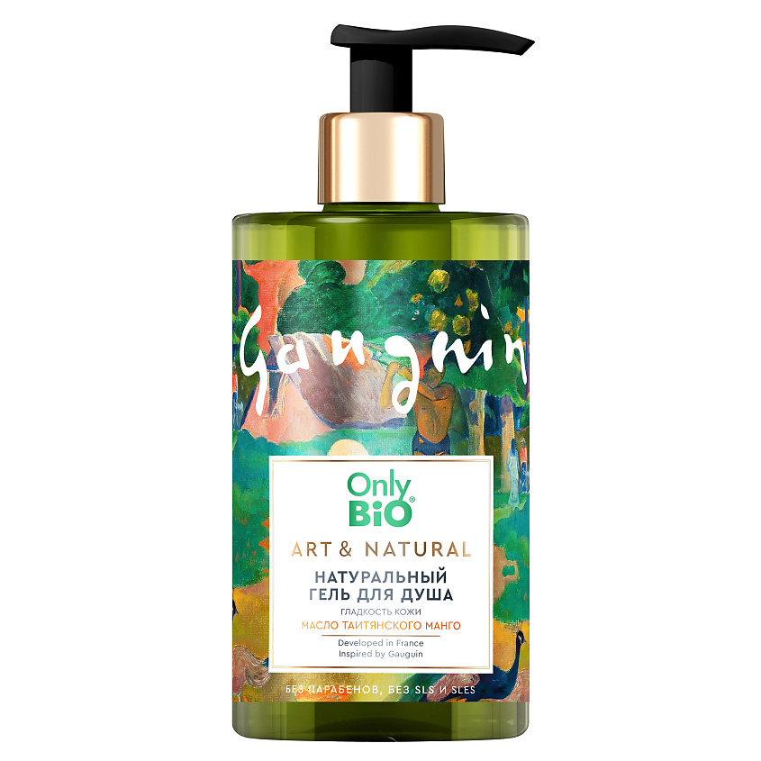 Изображение товара ONLY BIO Гель для душа Гладкость кожи Масло таитянского манго серии, 1 шт.