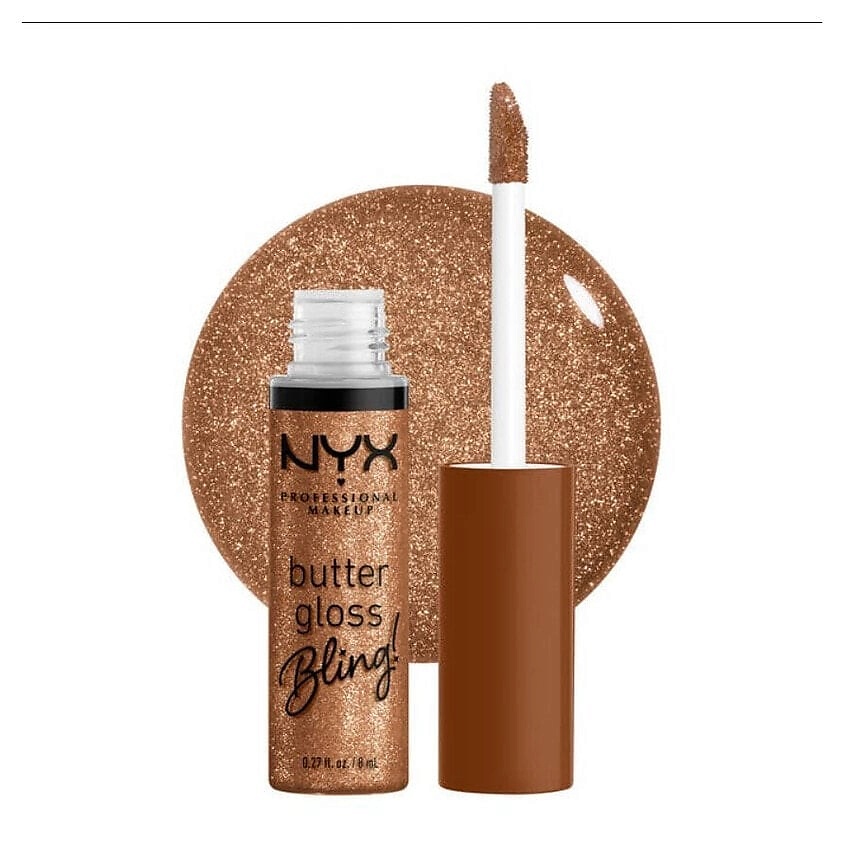 Изображение товара NYX PROFESSIONAL MAKEUP Блеск для губ Butter Gloss Bling, 04 - Pay Me In Gold