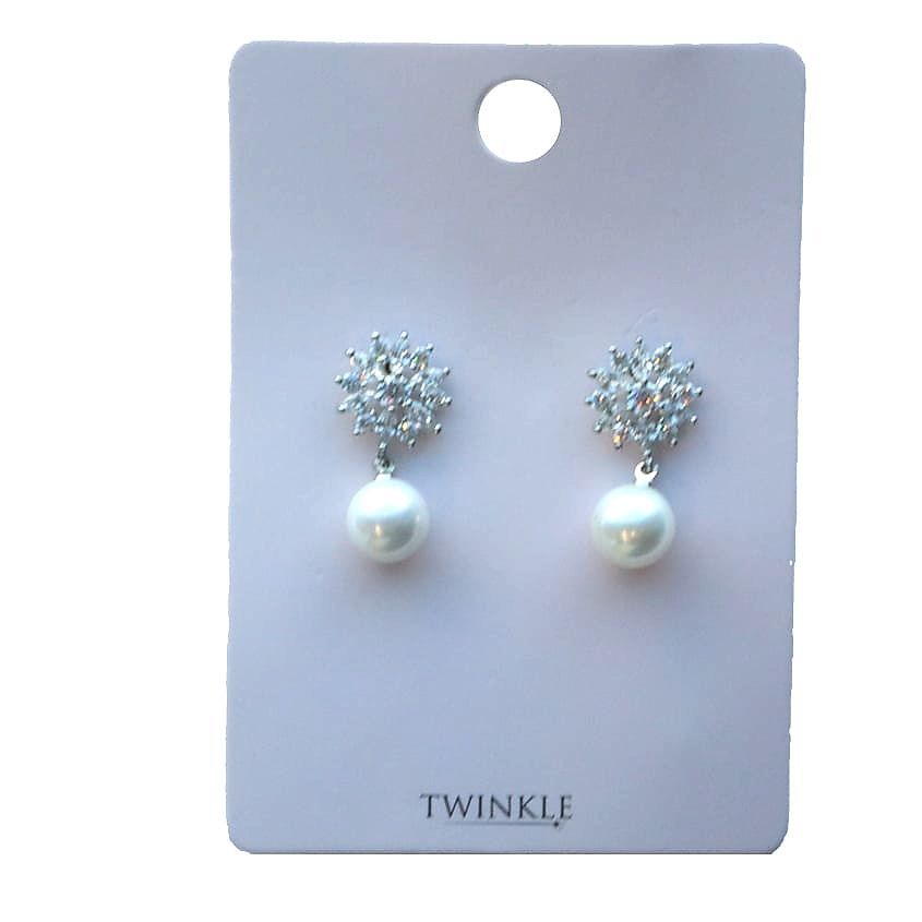 Изображение товара Серьги Twinkle Stone+Pearl для женщин стильные бижутерия доступная цена
