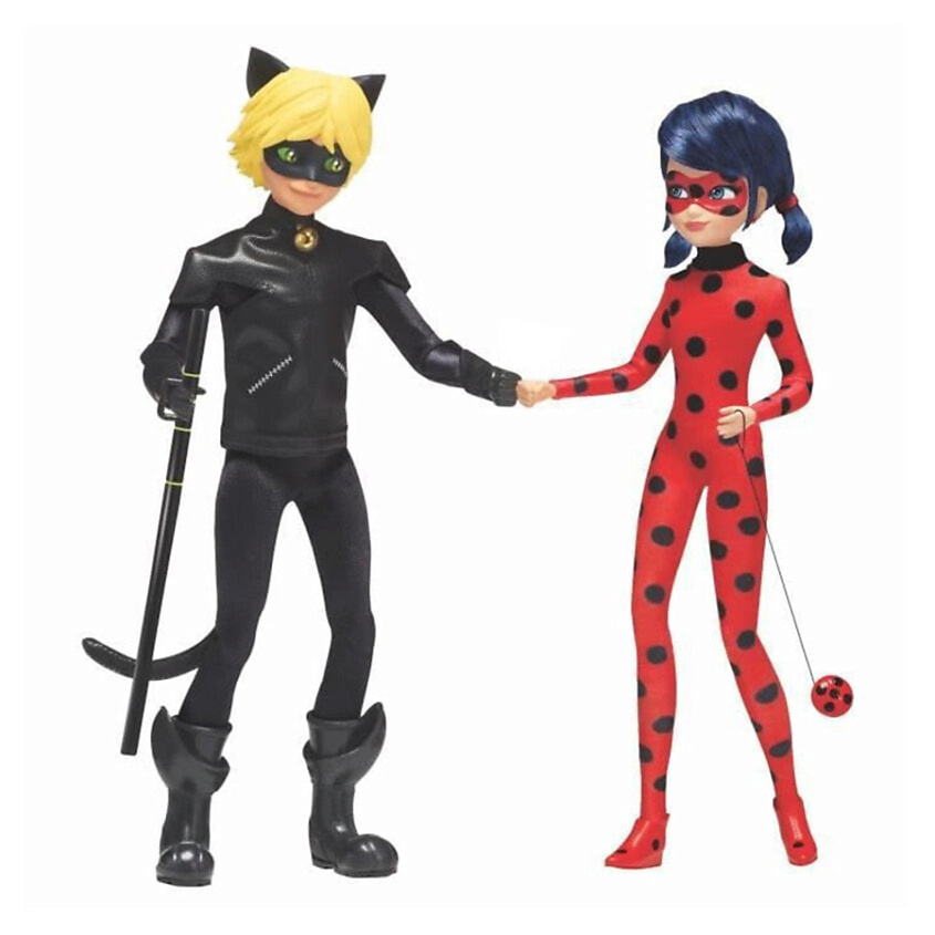 Изображение товара Набор Чудесная Божья коровка и Кот Нуар от Bandai высота 26 см