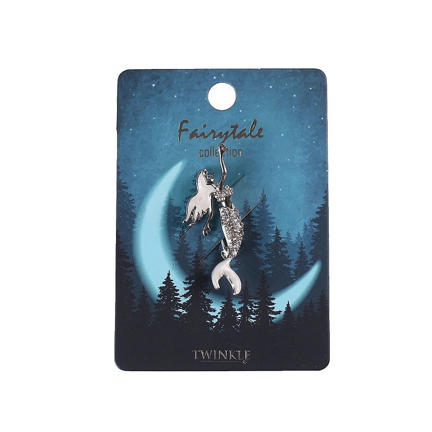Изображение товара TWINKLE Брошь Mermaid Silver, 1 шт.