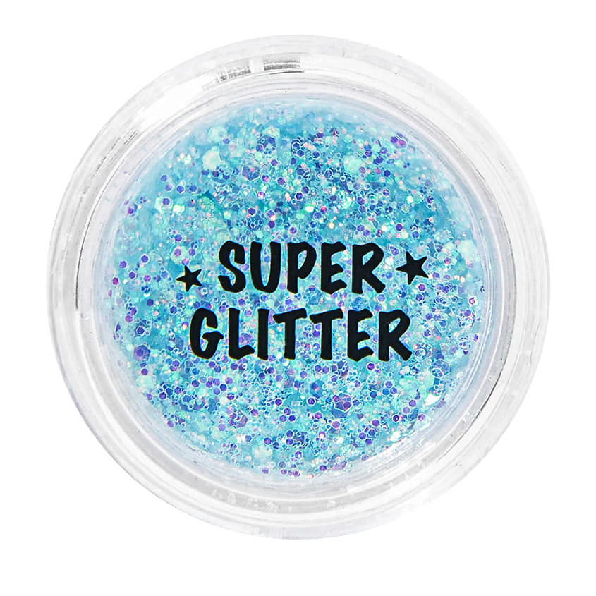 Изображение товара ЛЭТУАЛЬ Глиттер-гель для лица и тела SUPER FACE&BODY GLITTER-GEL, № 1, 1,5 г
