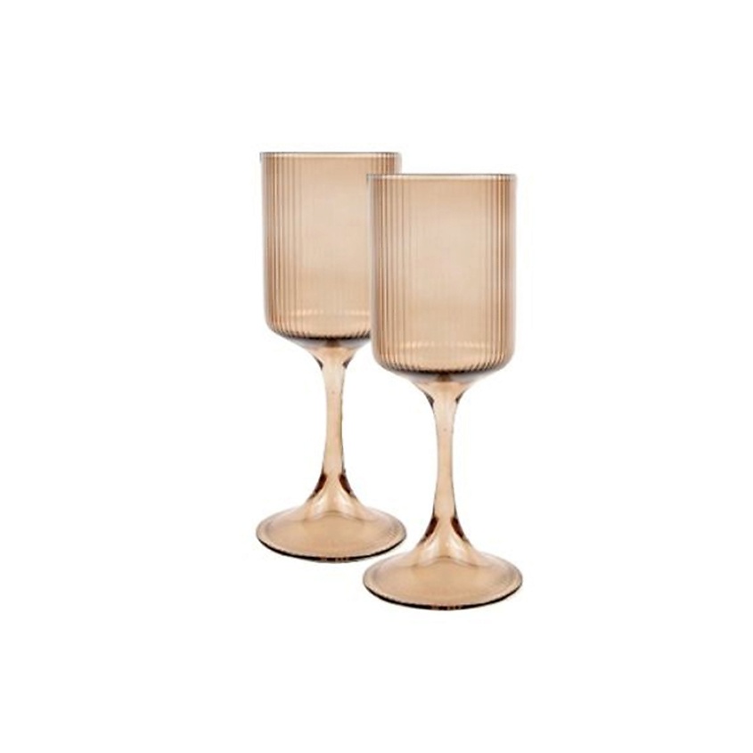 Изображение товара MANDARIN DECOR Набор бокалов для вина, цвет: бежевый; 370 мл