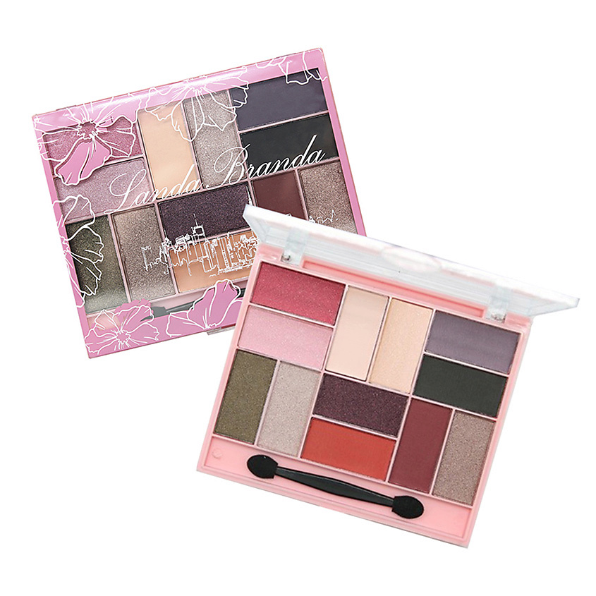 Изображение товара LANDA BRANDA Палетка теней 12 тонов Urban Style NUD Style, № 0366 12 оттенков 24 гр