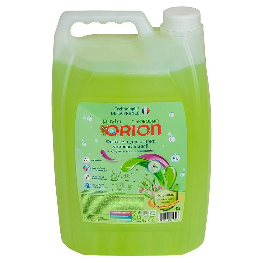 Изображение товара ORION Фито-гель для стирки детских вещей 5000 мл с эвкалиптом