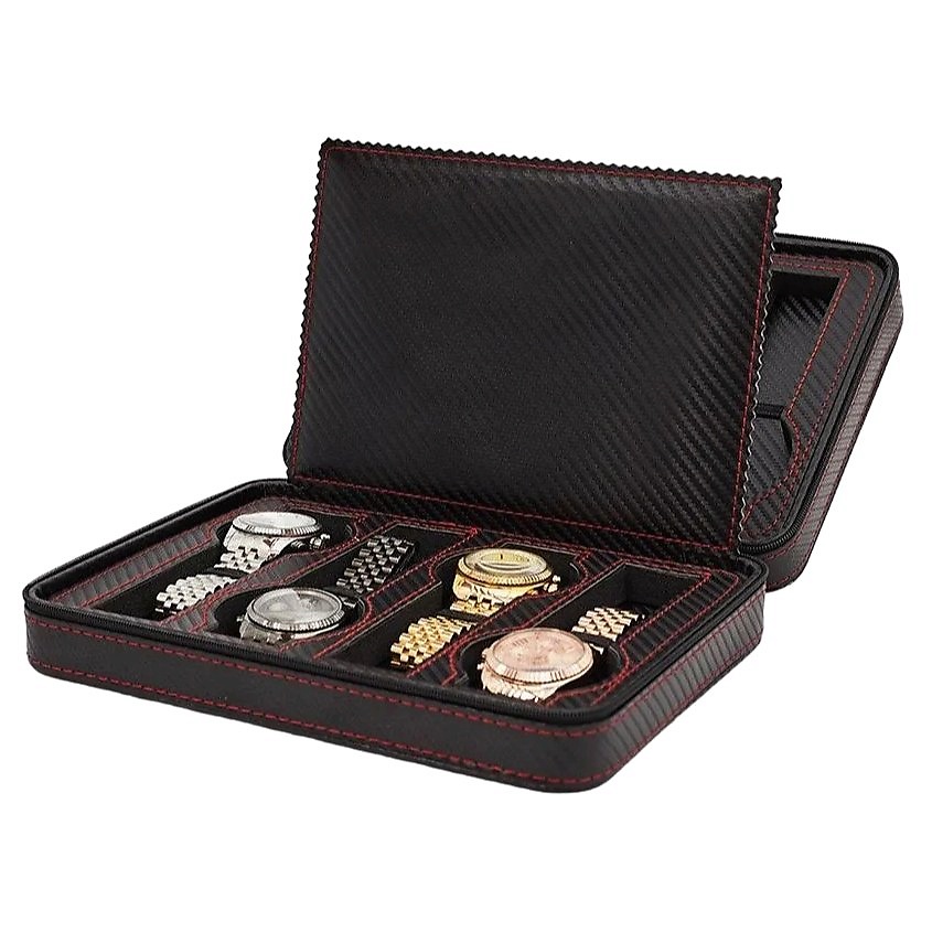 Изображение товара CLOX Шкатулка дорожная для часов и украшений, W106-T, Черный