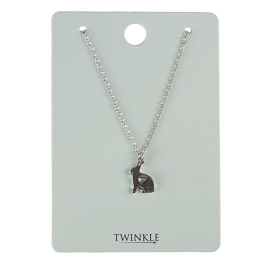Изображение товара Подвеска с цепочкой TWINKLE Rabbit женская утонченная бижутерия