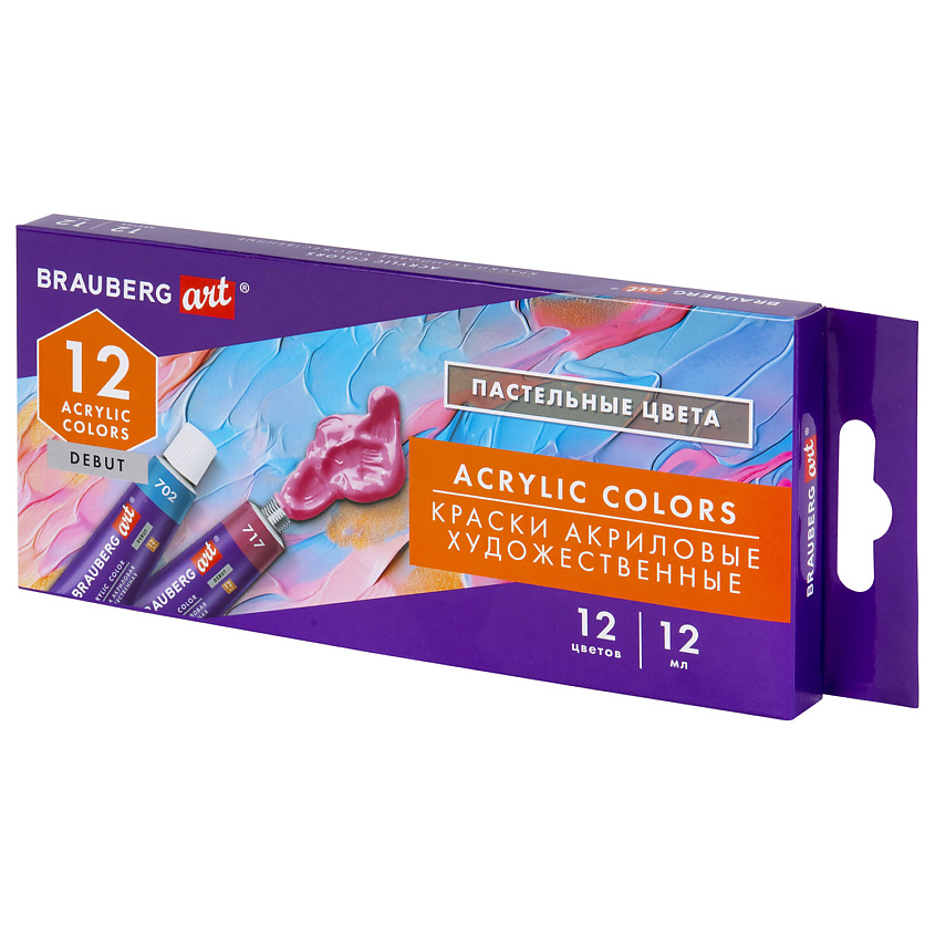 Изображение товара BRAUBERG Краски акриловые художественные ART DEBUT, 1 шт