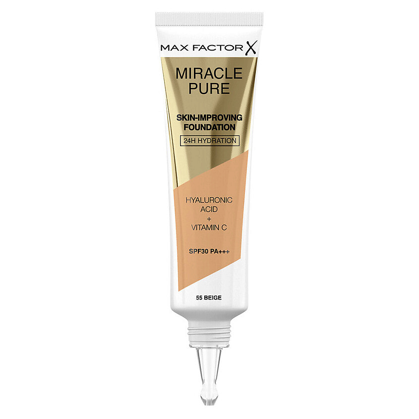Изображение товара MAX FACTOR Тональный крем для лица Miracle Pure Skin-Improving Foundation, 55 beige