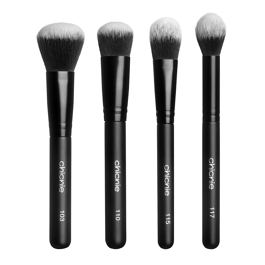 Изображение товара Набор кистей для макияжа Chicnie Make-Up Lover 4 шт универсальный