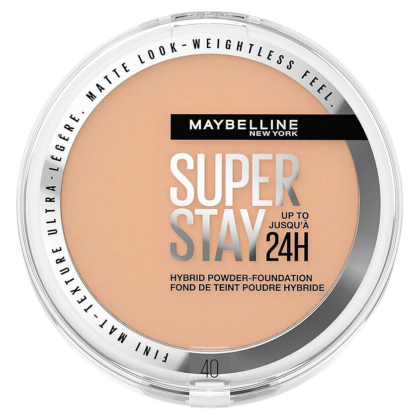 Изображение товара MAYBELLINE Стойкая тональная пудра Super Stay 24H Hybrid Powder-Foundation, № 40