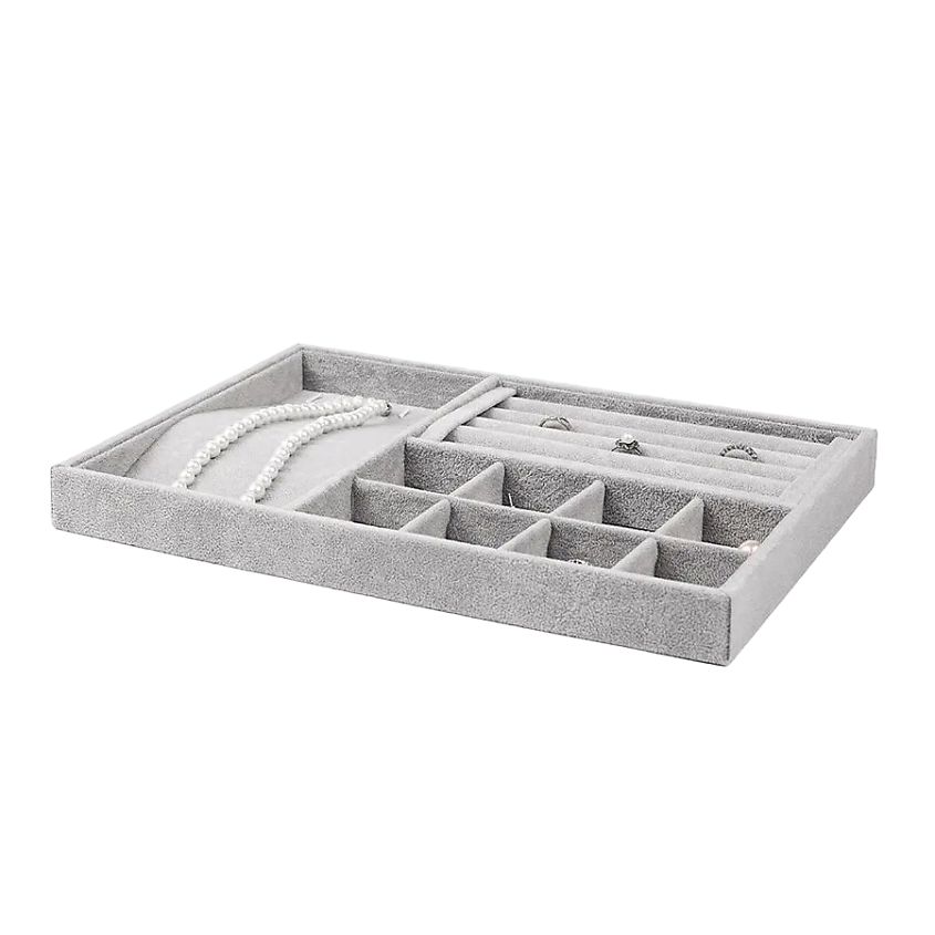 Изображение товара CLOX Органайзер для хранения украшений открытый, JB300-GY, Серый
