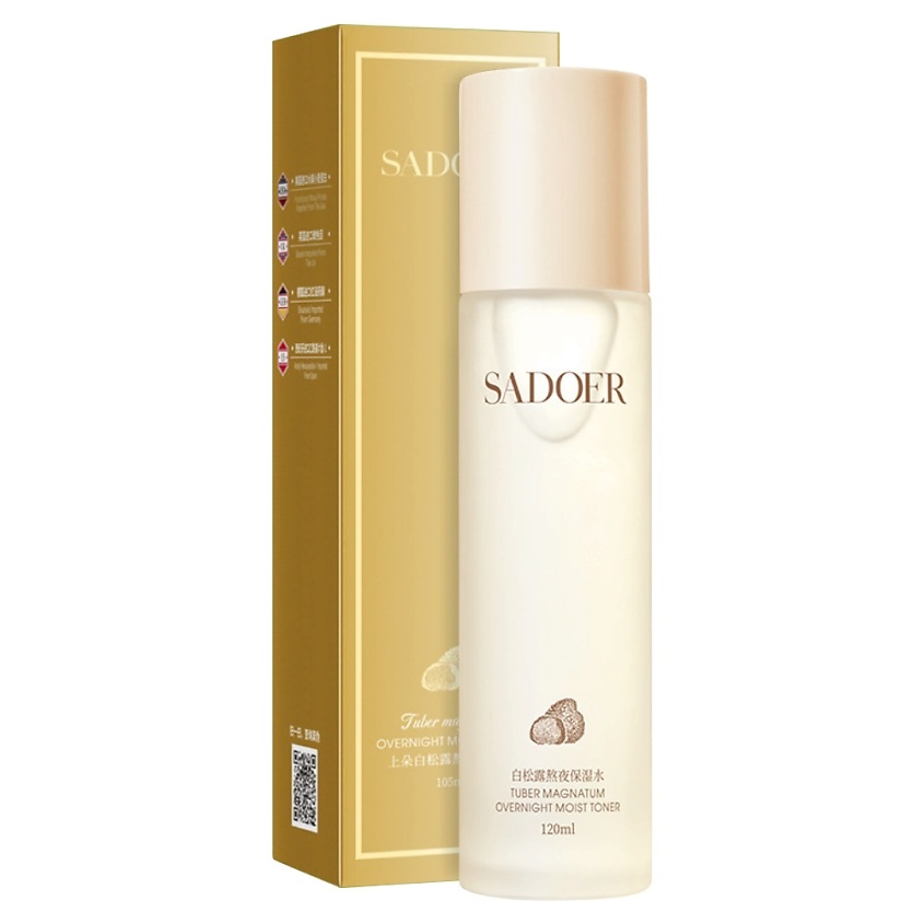 Изображение товара SADOER Тонер для лица ночной увлажняющий с экстрактом из белого трюфеля, 120 мл.