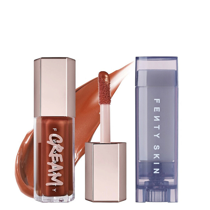 Изображение товара FENTY BEAUTY Сияющий оттеночный блеск-бальзам GLOSS CREAM X LUX BALM, Cookie Jar