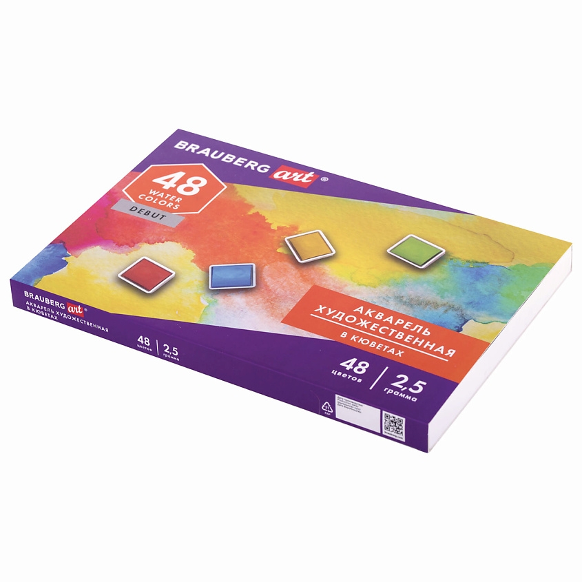Изображение товара BRAUBERG Акварель художественная ART DEBUT, Комбинированный